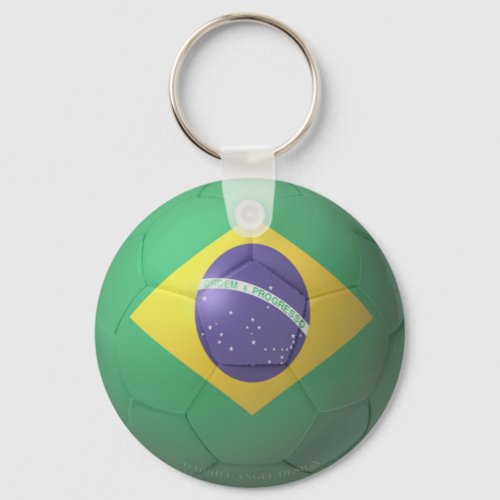 Brazil Soccer Keychain