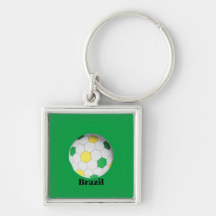 Brazil Soccer Keychain