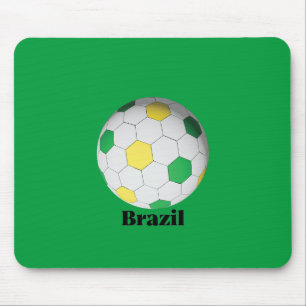 Brazil Soccer Mouse Pad