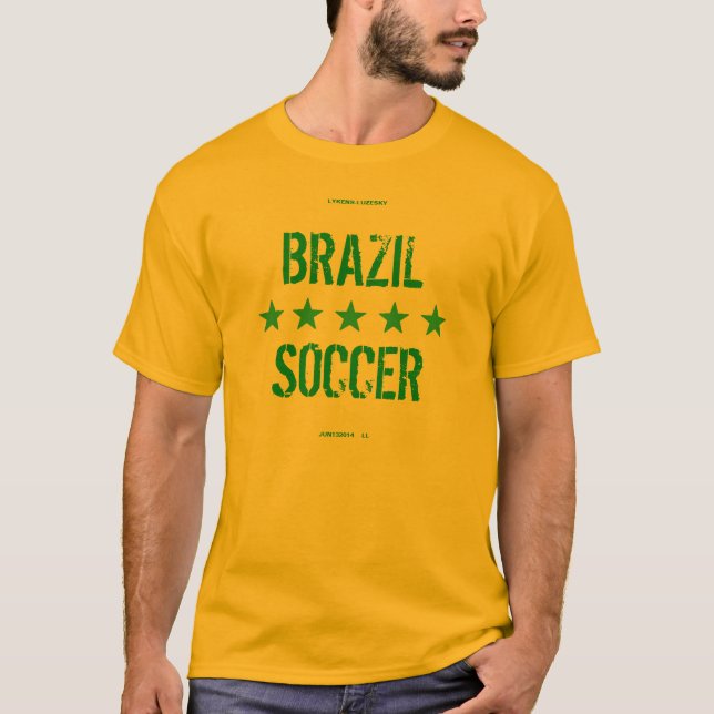 BRAZIL SOCCER T-Shirt (Front)