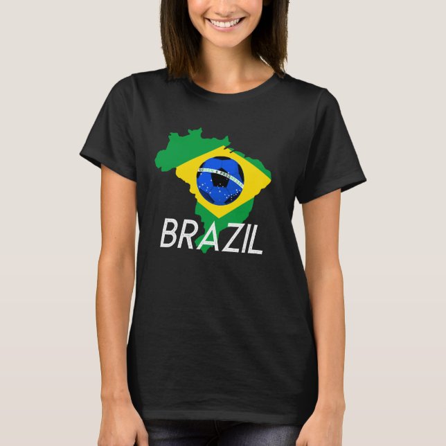 Brazil Soccer Team Supporter T-shirt (Front)