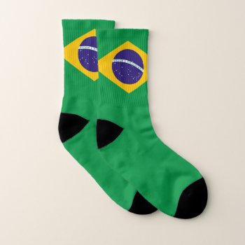 Brazil Socks by flagart at Zazzle