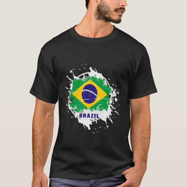Brazil Splash T-Shirt (Front)