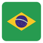 BRAZIL SQUARE STICKER