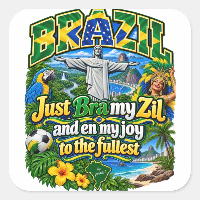 Brazil sticker (Front)