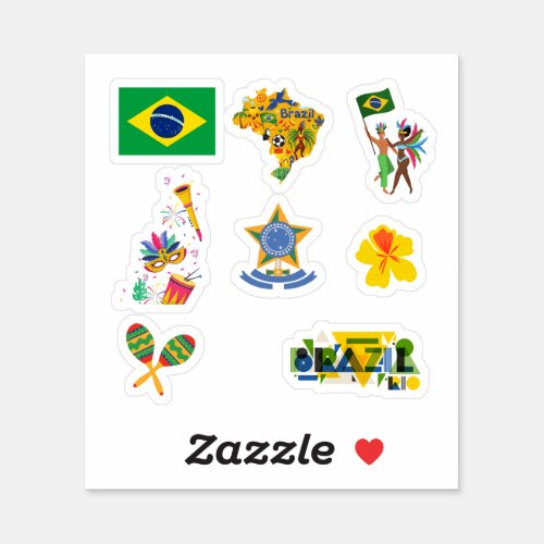 Brazil Stickers