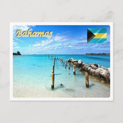 Brazil _ The Bahamas _ Jaws Beach _ Postcard