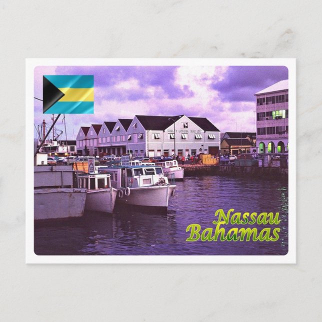 Brazil - The Bahamas - Nassau, Harbor - Postcard (Front)