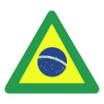 BRAZIL TRIANGLE STICKER