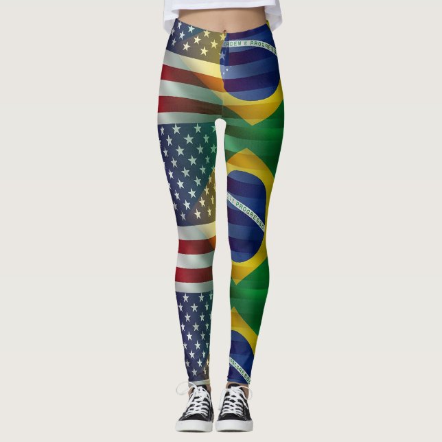 Brazil USA Leggings (Front)