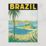 Brazil Vintage Travel Poster Postcard