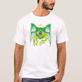Brazil Winged Ii T-shirt by brev87 at Zazzle