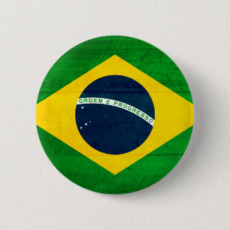 Brazil Wood Flag Button