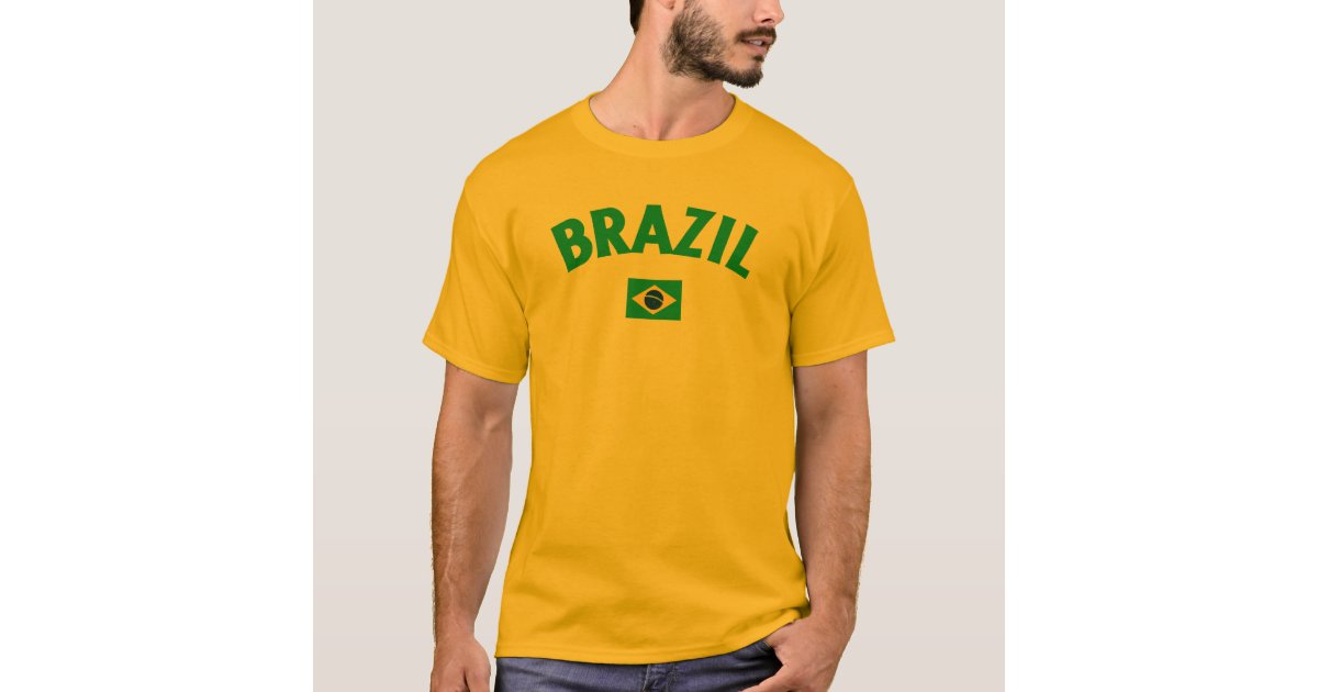 Brazil Soccer Jersey 2022 World Brazilian Football Fan Tall T-Shirt