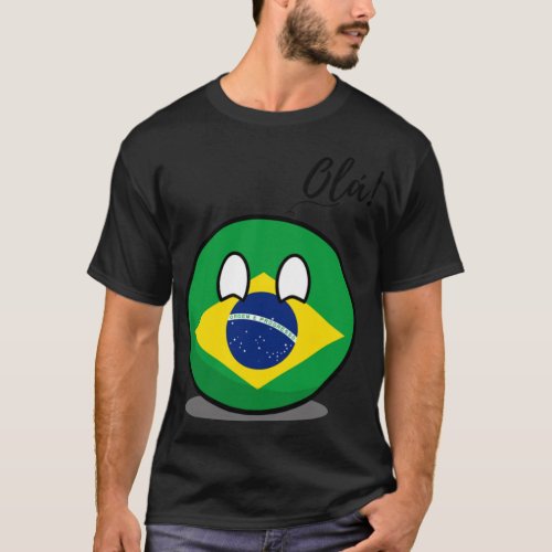 Brazilball Countryball     T_Shirt