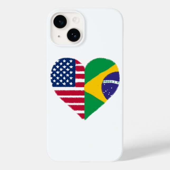 Brazilian American Love Phone Case (Back)