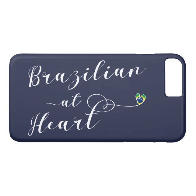 Brazilian At Heart Mobile Phone Case (Back (Horizontal))