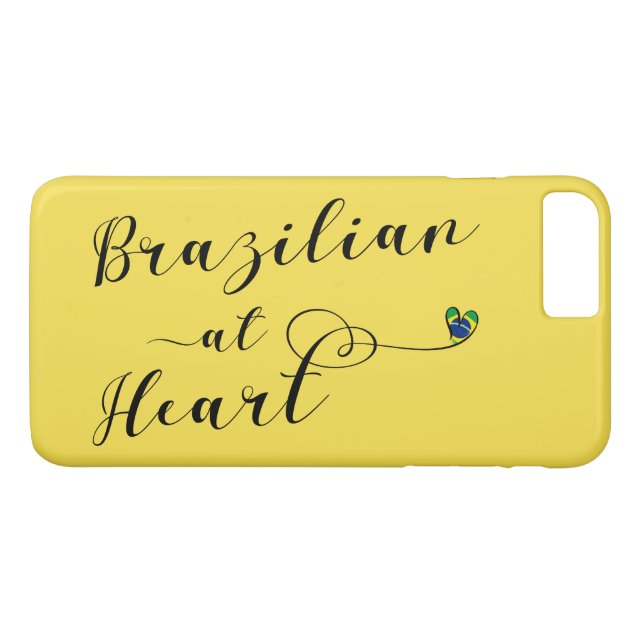 Brazilian At Heart Mobile Phone Case (Back (Horizontal))
