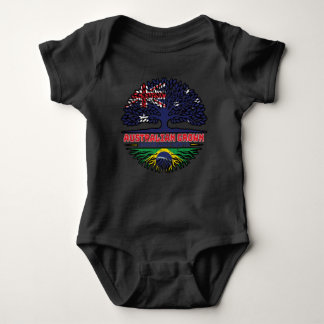 Brazilian Brazil Australian Australia Tree Roots Baby Bodysuit