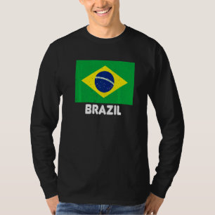 Brazilian Brazil Flag Pride Brazilian Flag T-Shirt