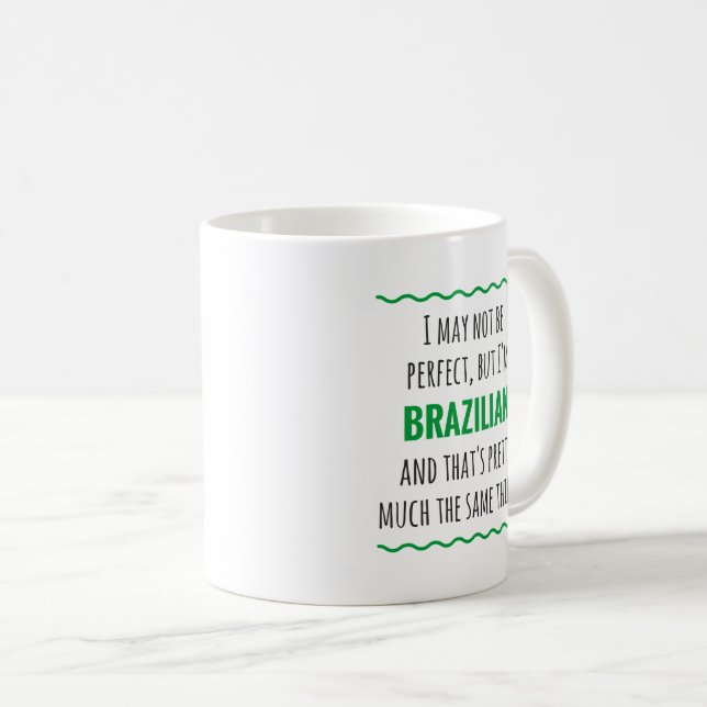 Brazilian Brazil Gift Coffee Mug (Front Right)