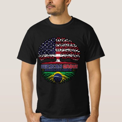 Brazilian Brazil US American USA United States T_Shirt