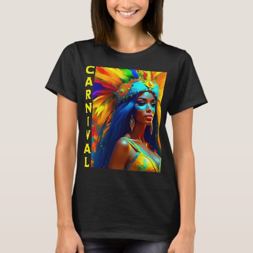 Brazilian Carnival Dancer T_Shirt