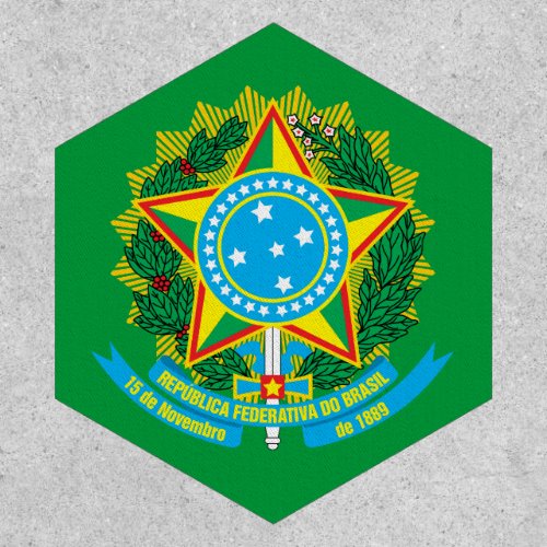 Brazilian Coat of Arms Brazil Patch