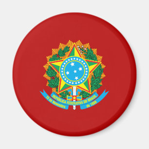 Brazilian coat of arms magnet