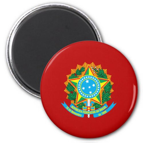 Brazilian coat of arms magnet
