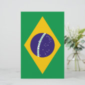 Brazilian flag (Standing Front)