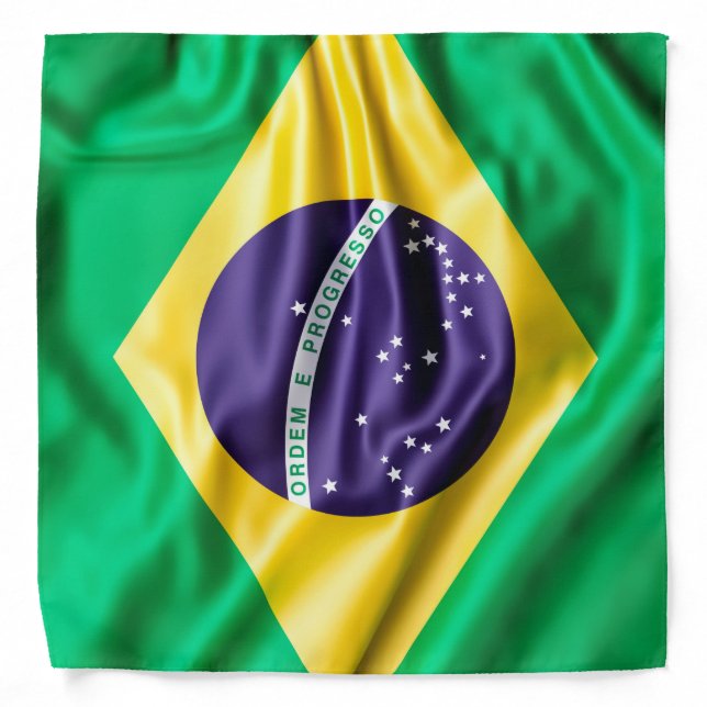 Brazilian flag bandana (Front)