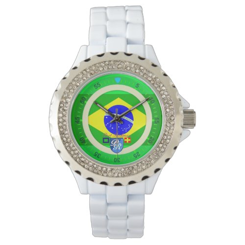 Brazilian Flag Brazil Port Richman Nautical Watch