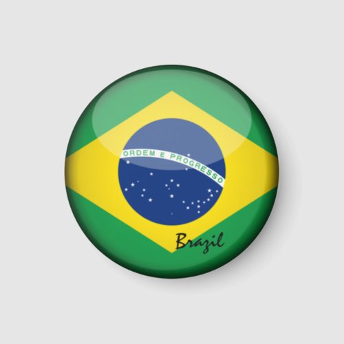 Brazilian flag  Brazil _ travelsports fans Magnet