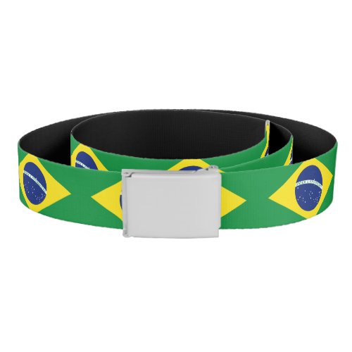Brazilian flag canvas belt  Brasil pride