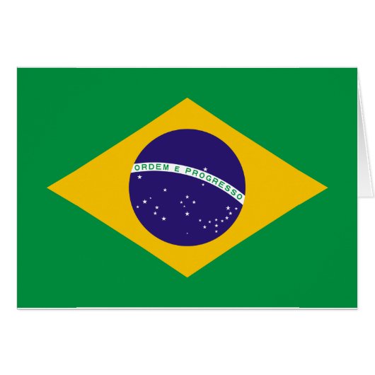 Brazilian flag cards (Front Horizontal)