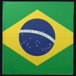 Brazilian flag cloth napkin<br><div class="desc">Brazilian flag</div>