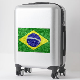 Brazilian Flag Design Sticker