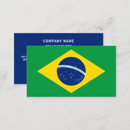 Brazilian Flag Flag of Brazil Business Card