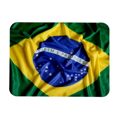 Brazilian flag flexible magnet