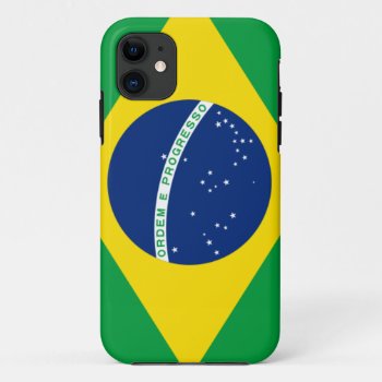 Brazilian Flag Iphone Case by cloudcover at Zazzle