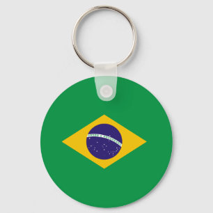 Brazilian flag keychain