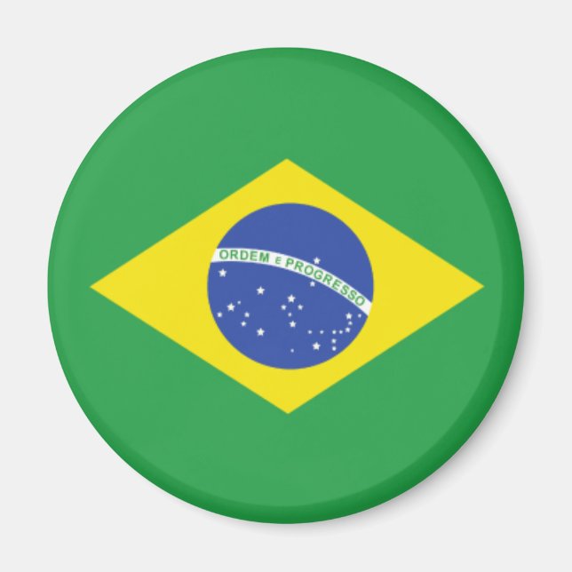 Brazilian Flag Magnet (Front)