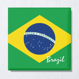 Brazilian flag Magnet, holiday, Brazil Magnet