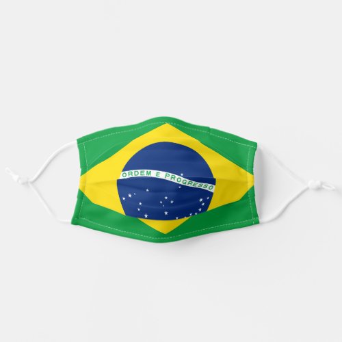 Brazilian flag mask  Bandeira Auriverde Adult Cloth Face Mask