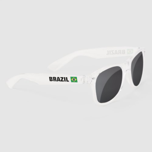 Brazilian flag of Brazil personalized party Sunglasses