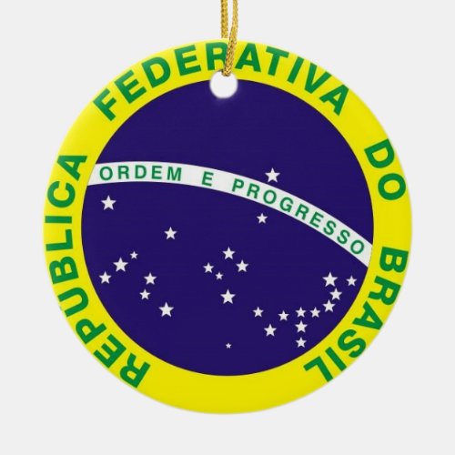 BRAZILIAN Flag Ornament