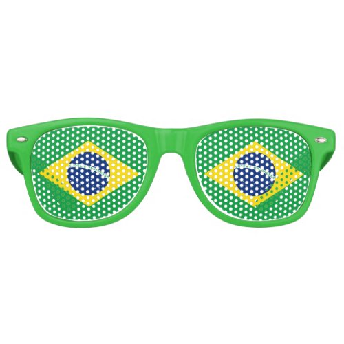 Brazilian Flag Retro Sunglasses