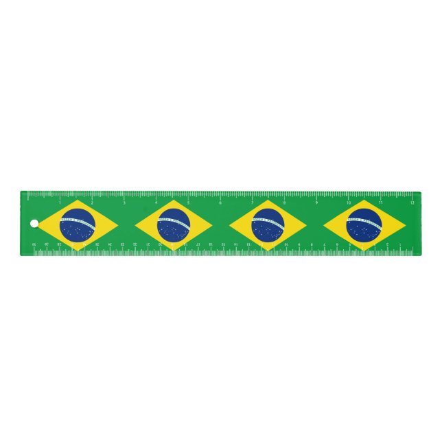 Brazilian Flag Ruler (Front)