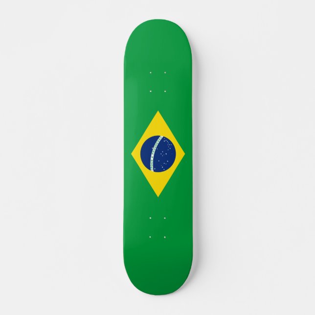 Brazilian Flag Skateboard (Front)